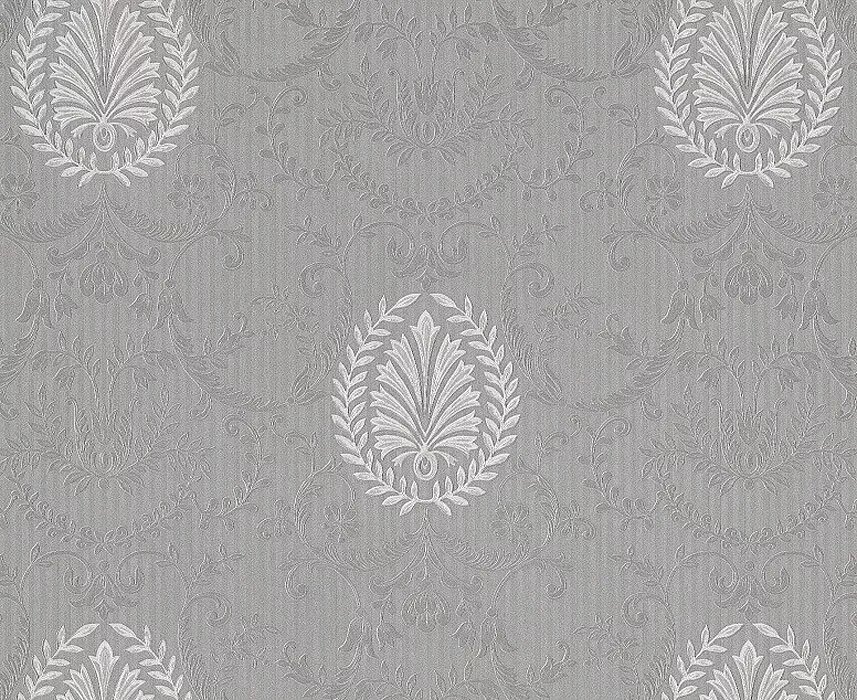 Eijffinger Westminster 320127 grijs zilver taupe glansvinyl  princess mathilde bonaparte empire 