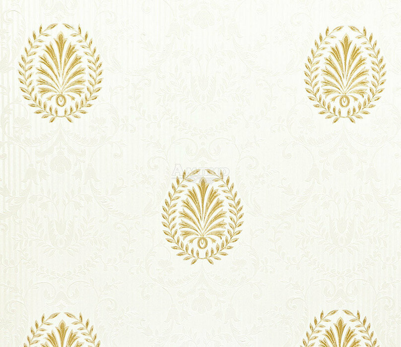 Eijffinger Westminster 320126 wit goud princess mathilde bonaparte glans vinyl empire1