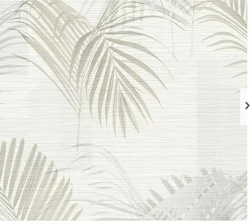 linnenweefsel met bladeren  grijs wit taupe vinyl. op vlies