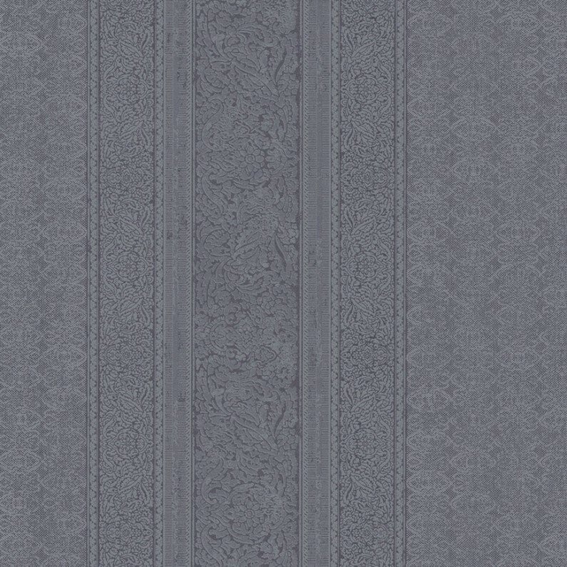 grijs linnen bohemian stripesvinyl op vlies