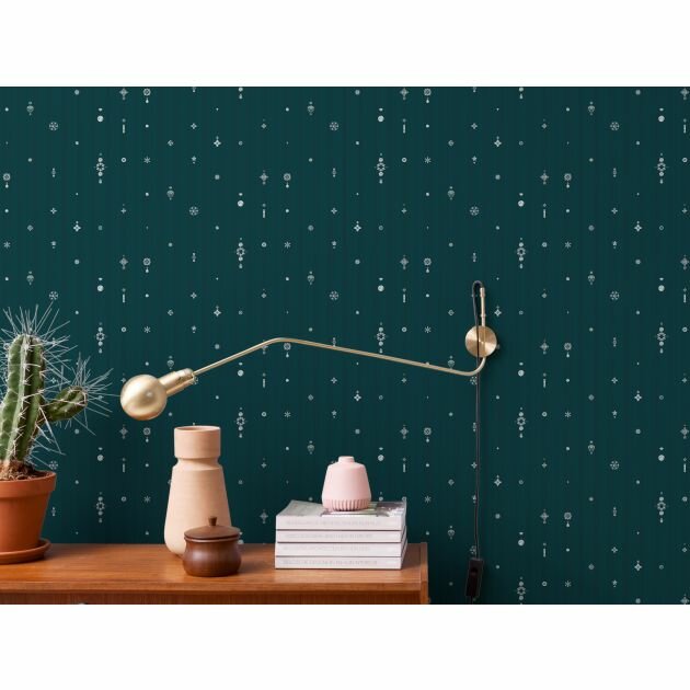 BN Wallcoverings Neo Royal by Marcel Wanders 218653 EMERALD BIJOU  DU SHEIKAH vinyl op vlies1