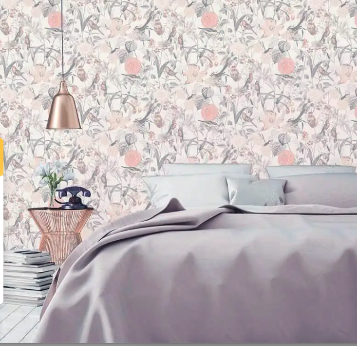 les petites fleurs  et  oiseaux de la reine hofburg vlies behang