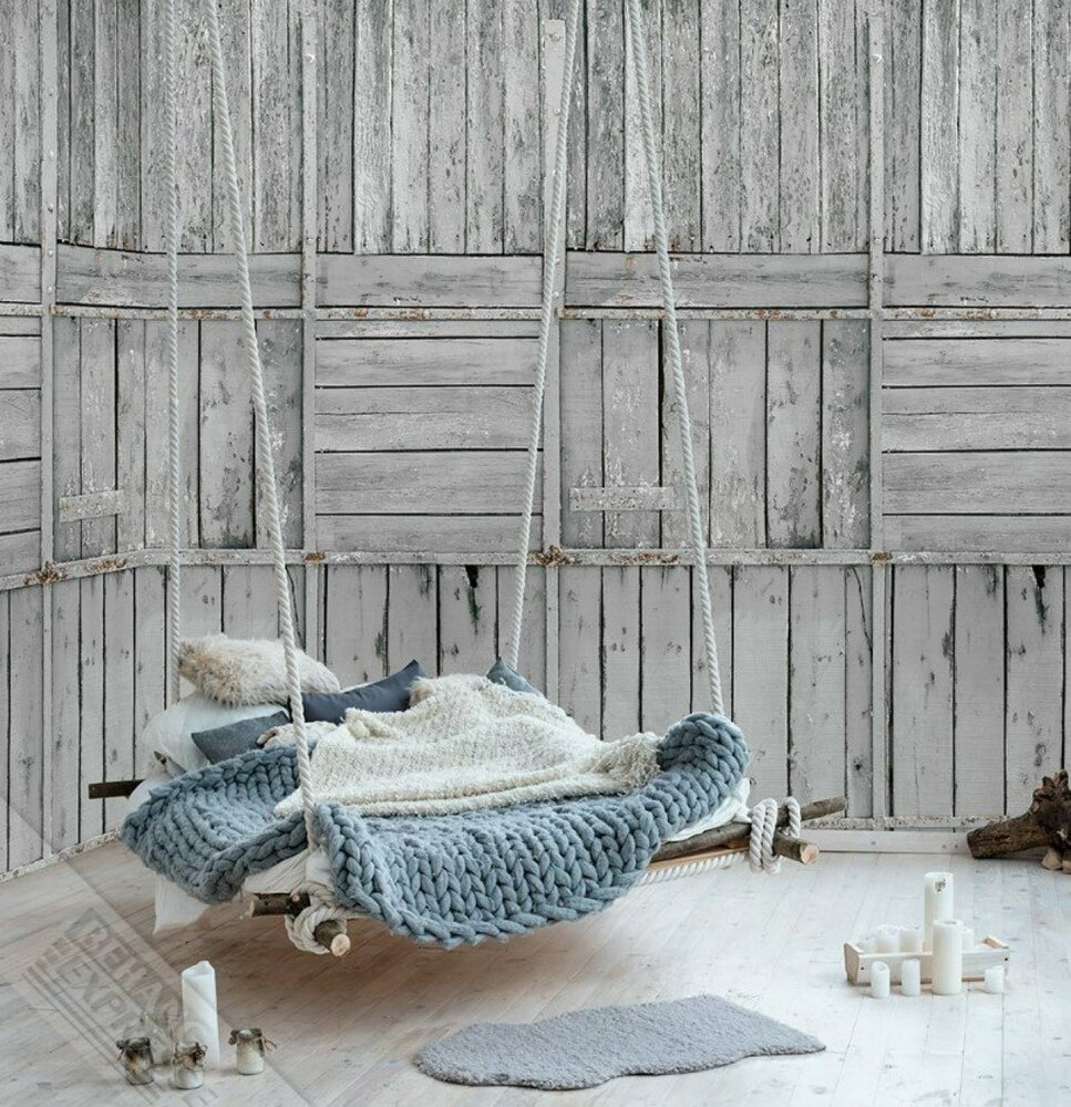 Behangexpresse New Materials Fotobehang INK7058 trendy beach wood