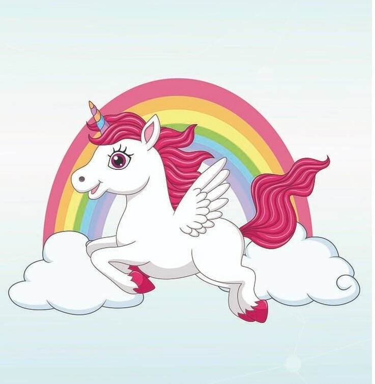 Behangexpresse Unicorn Horizontaal Paard Fotobehang VE3003