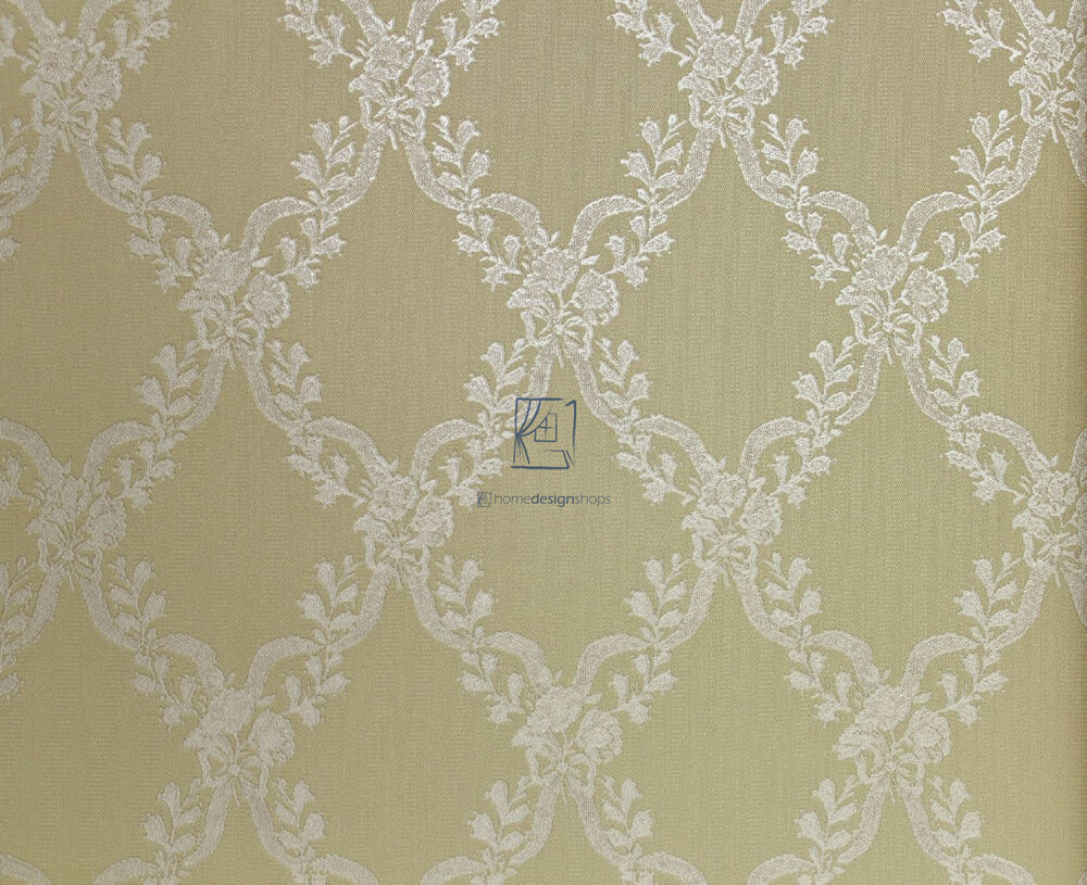 Eijffinger Trianon 320204 zwaar italiaans relief  vinyl vanille Sophie van Beieren salon hoffburg 1