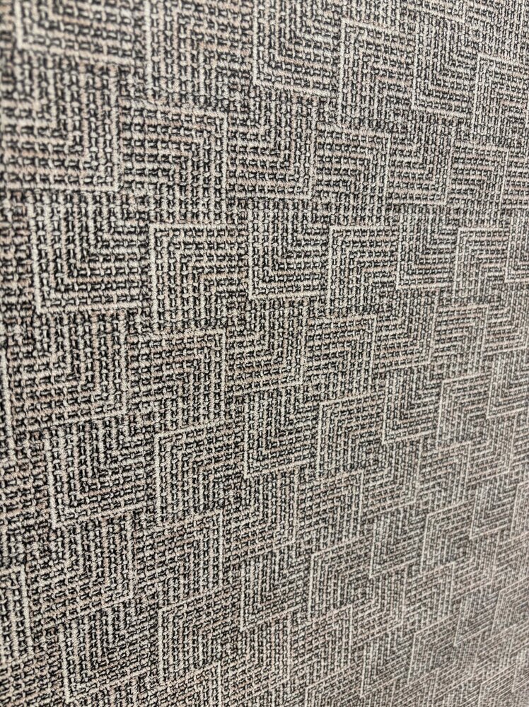 japandi grafisch rotan print vinyl op vlies white lotus 