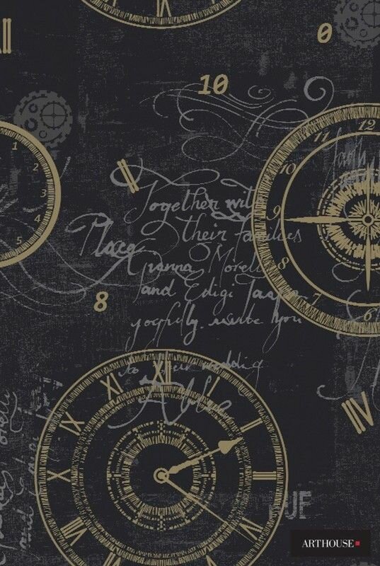 timeless black  trendy stevig papier behang