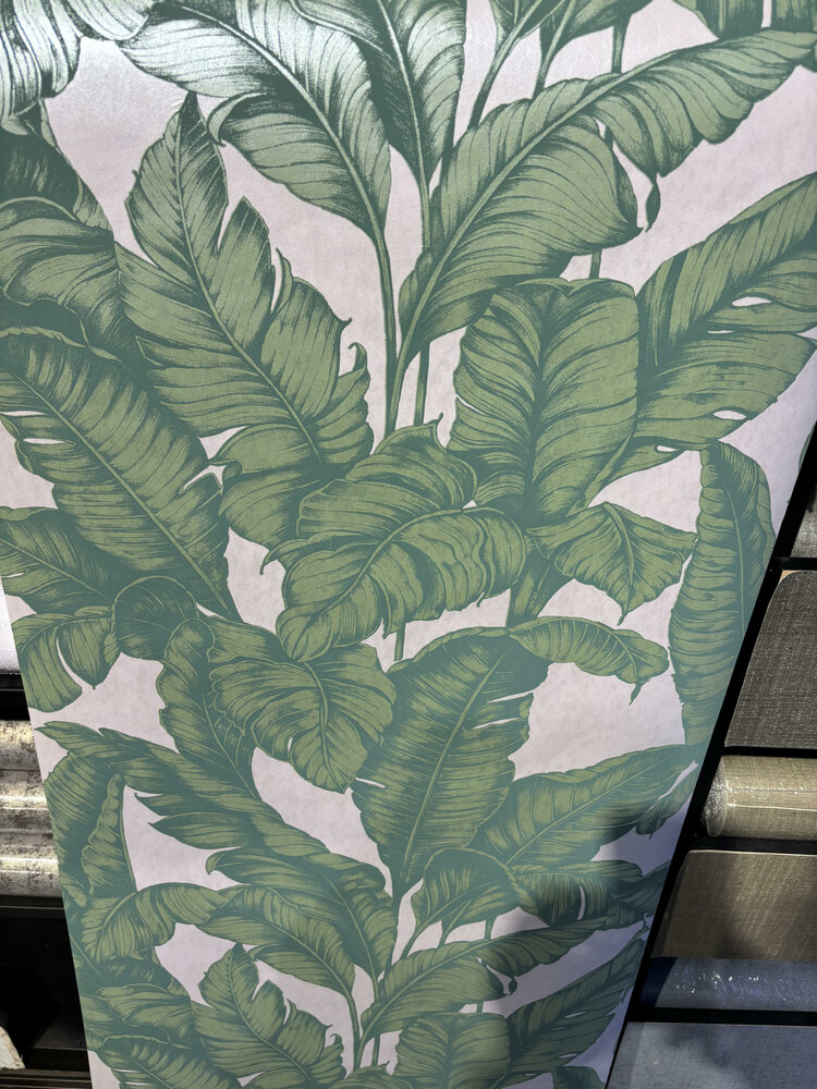 soft pink jungle green vlies