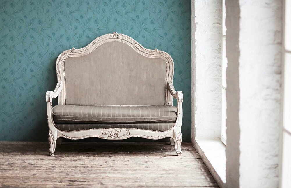 pauwenveertjes blauw turcqiose met goud glitter vlies