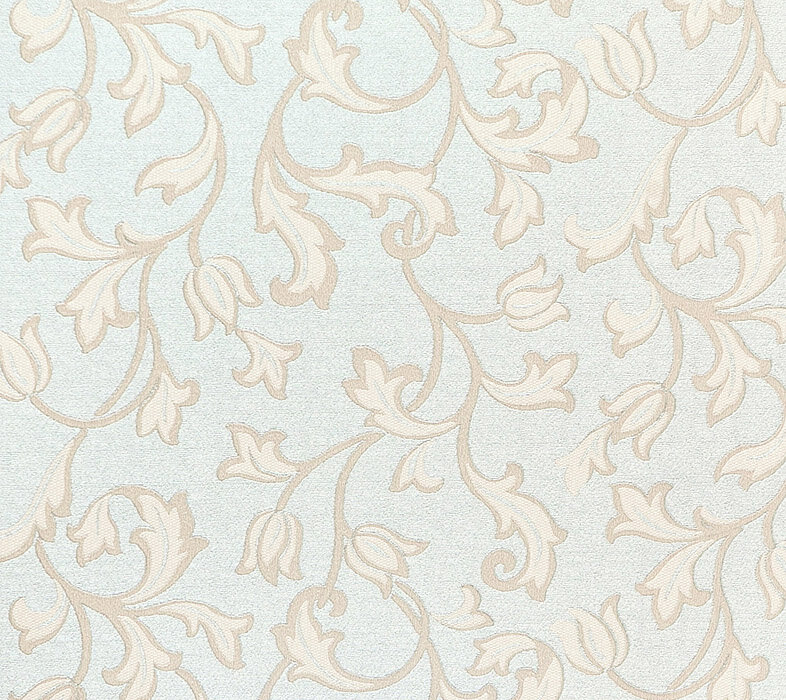 Eijffinger Trianon 320190 zwaar italiaans   ICE BLAUW /TAUPE  Ludovica im  Beieren salon hoffburg 