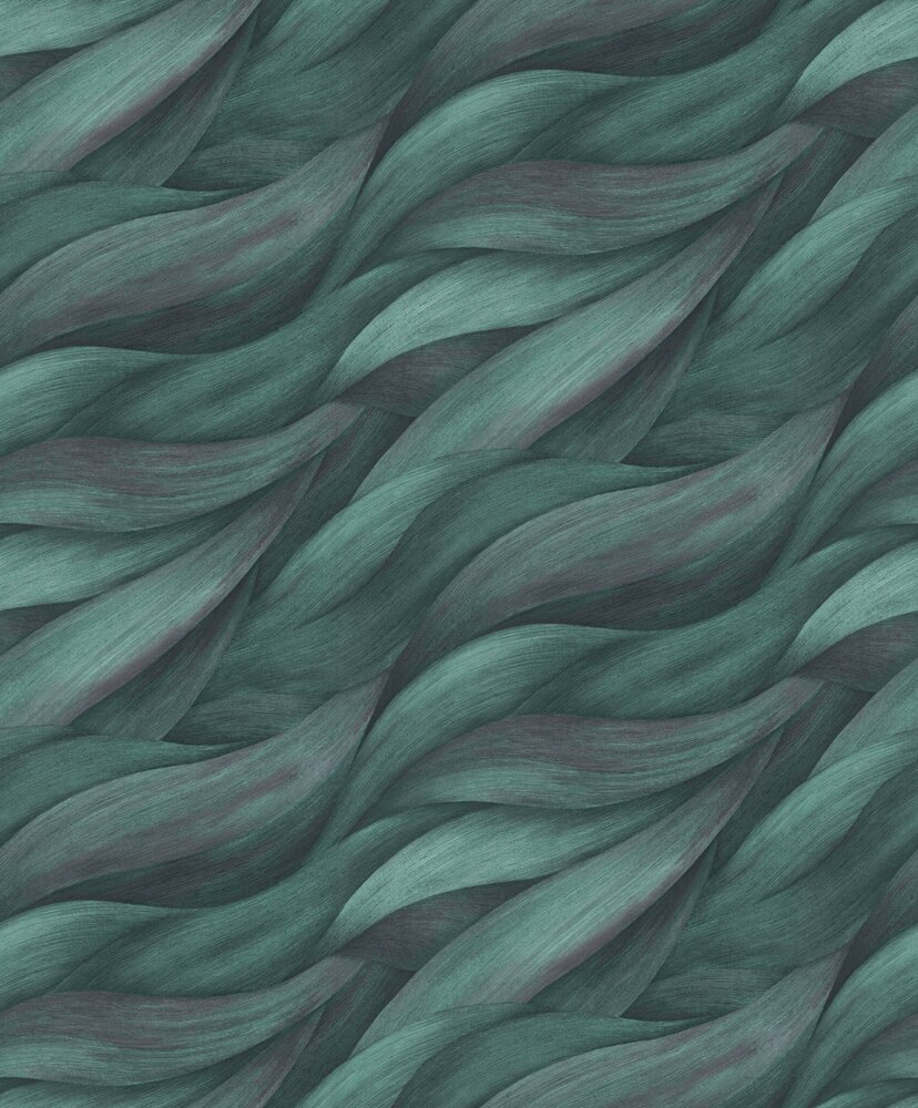 casual hotel chique pertol blauw vinyl op vlies11