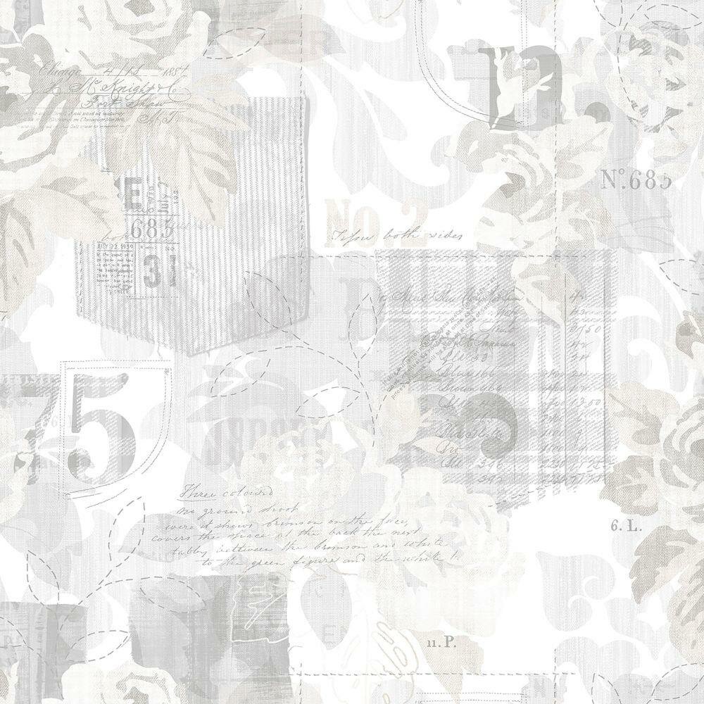 ivory Rose Floral Trail Nordic Elements  vlies