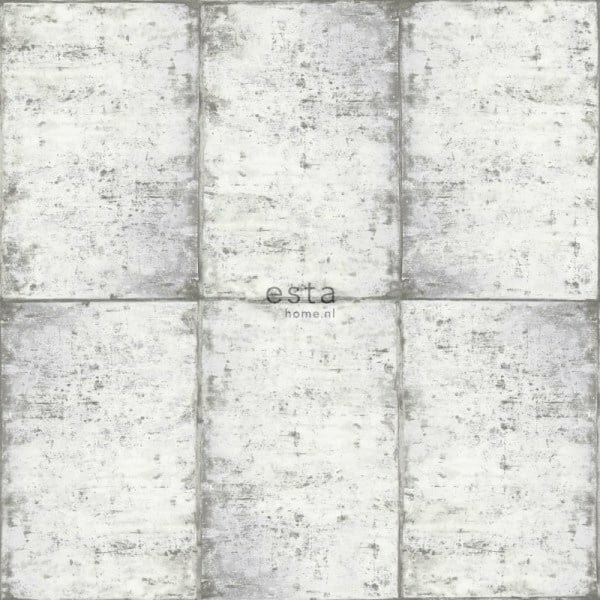 grijs stoere metaalplaten vlies