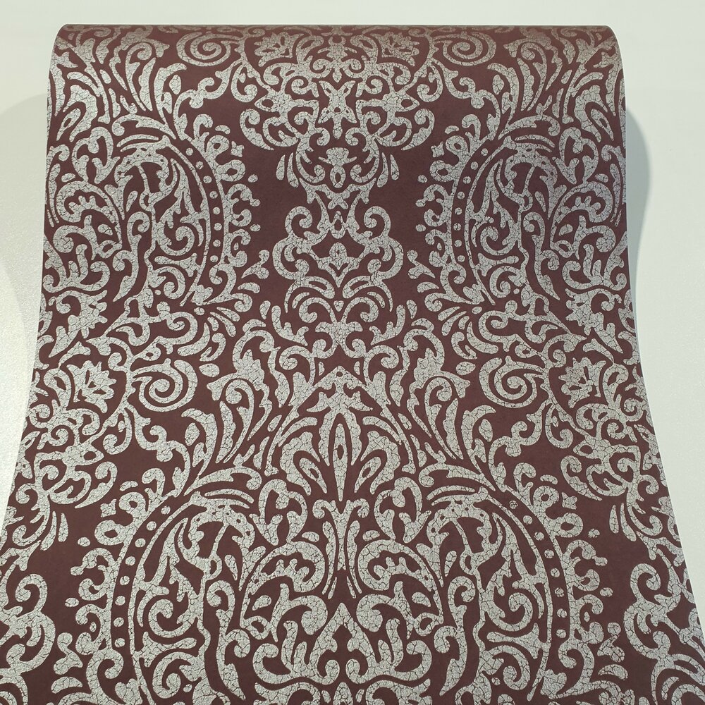 Alexandrina Prinzessin von Baden diep oriental red met zilver diamond dust  vlies