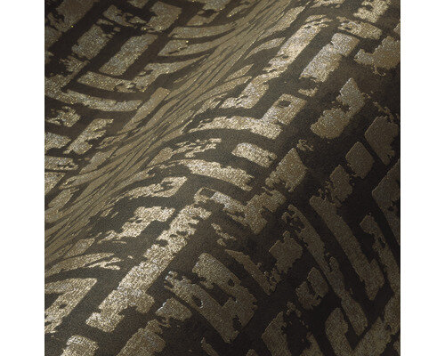 A.S. CR&Eacute;ATION Vliesbehang 38695-5 My Home. My Spa. geometrisch goud glitter-effect