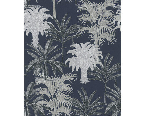 AS Creation FORREST  koningsblauw grijs VINYL OP VLIES 