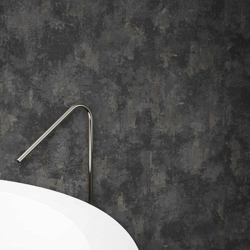 antraciet zwart betonlook vlies