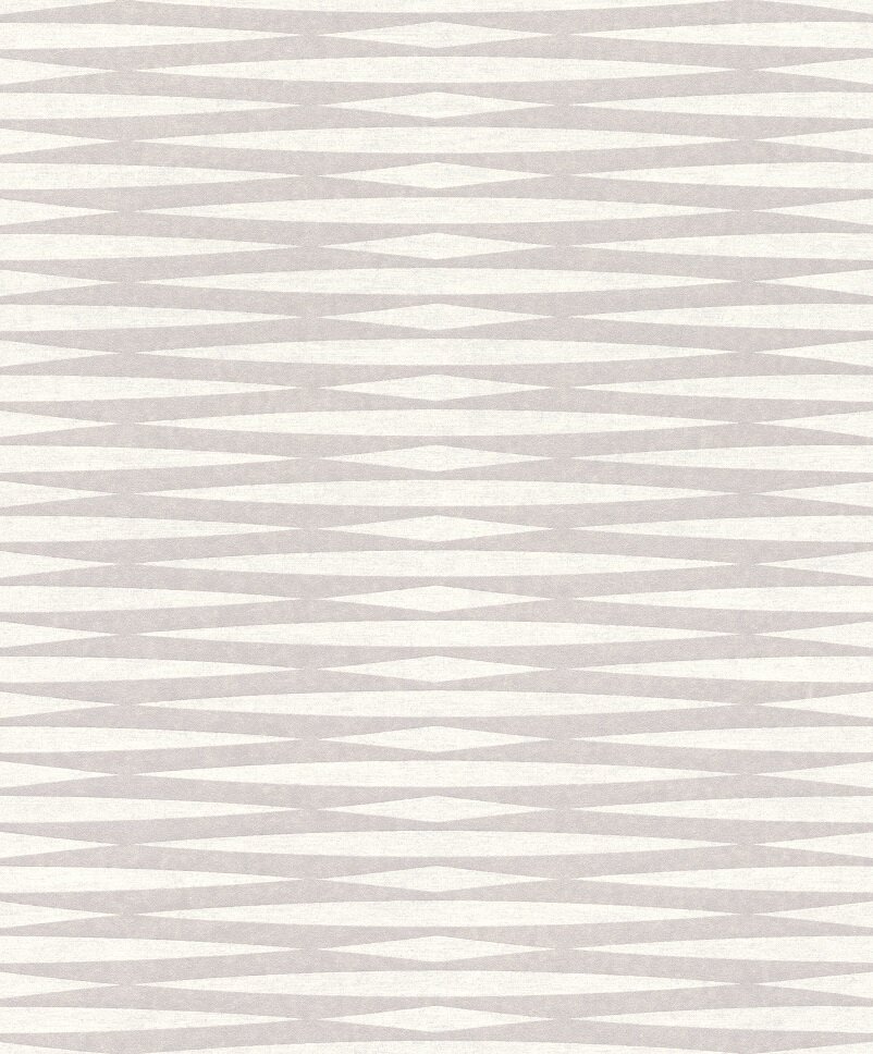 grafisch modern off white met grijs metalic look vinyl op vlies