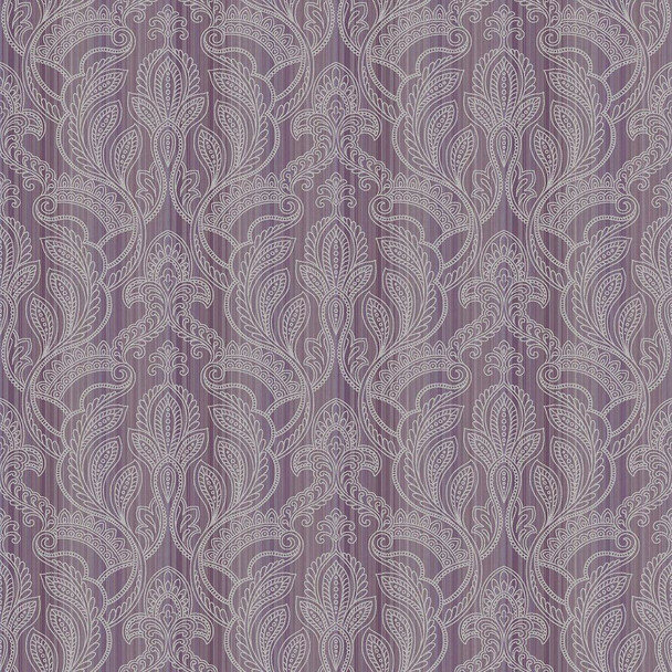 lilac vintage damast  metallic oriental barok vlies1