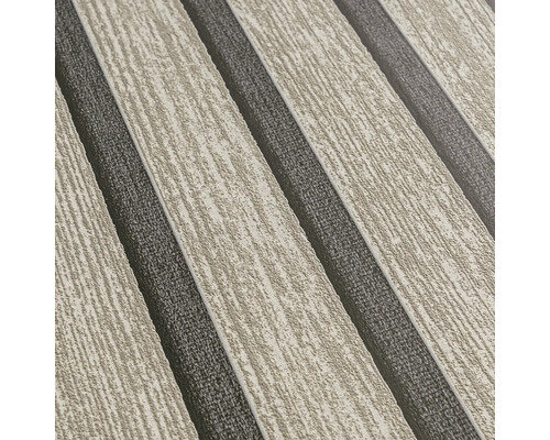 A.S. CR&Eacute;ATION Vliesbehang 79041-4 Attractive 3 houtlook wandpaneel grijs zwart