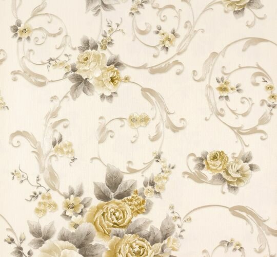 Vlies behang 30647-4 A.s. Creation met gouden glitter 