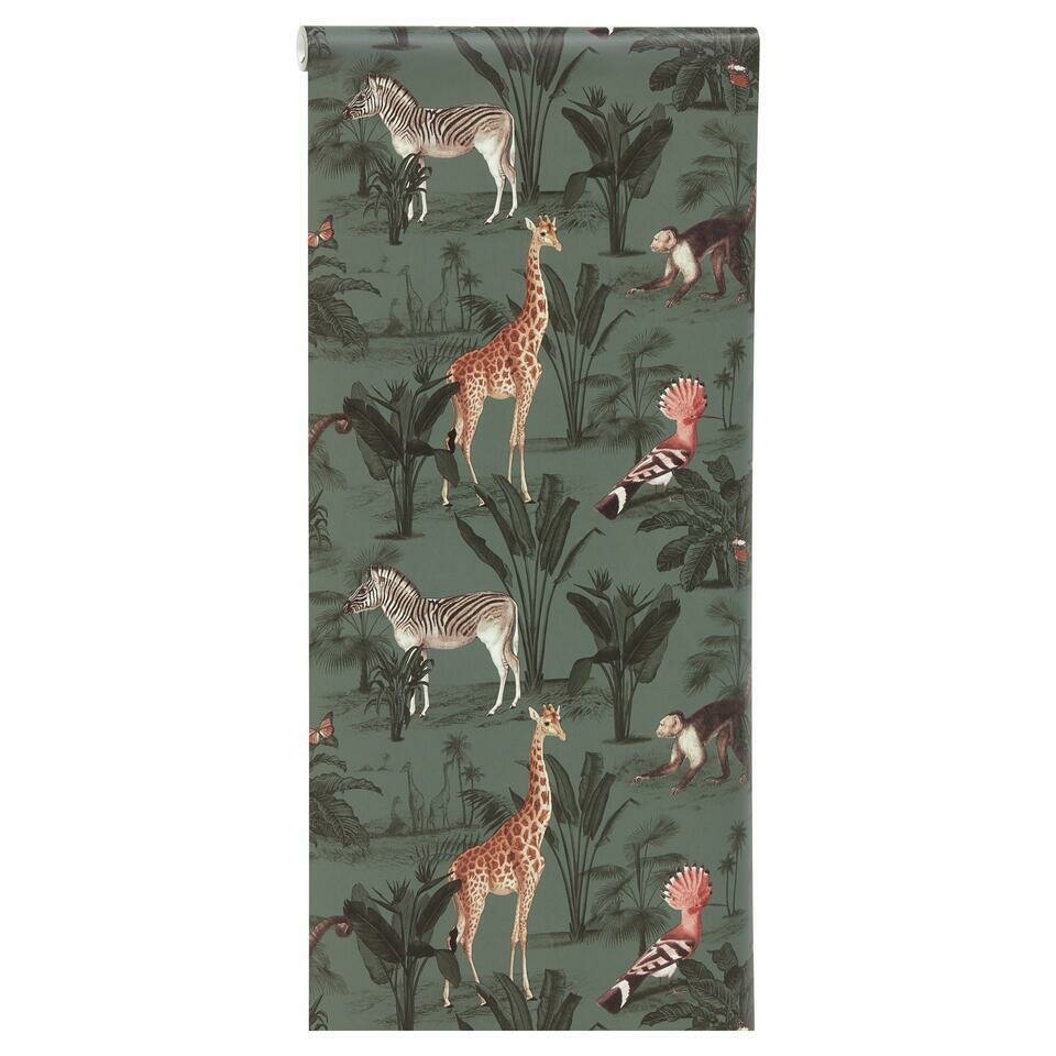 the queens zoo  green  vlies 2e foto vb patroon andere kleur