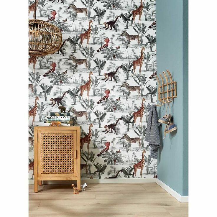 the queens zoo  green  vlies 2e foto vb patroon andere kleur