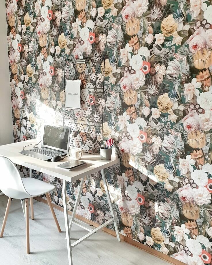 beau multi colourgroen romance  vlies