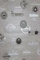 BN stijl en sfeer behang 18481 soft taupe keuken /koffie thema vlies behang