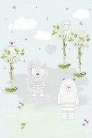 Behangexpresse Kay & Liv Bears And Lion Fotobehang INK7007