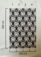 Behangexpresse Fotobehang  OZ3717 BLACK  AND WHITE DECO