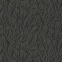 zwart antraciet leaves hotel chic  vinyl op vlies
