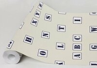 abc blokkenpapier behang 