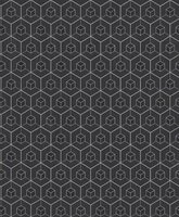   zwart zilver soft diamond dust escher effect grafisch by edward van vliet