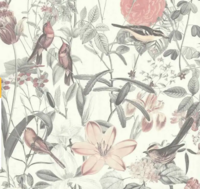 les petites fleurs  et  oiseaux de la reine hofburg vlies behang