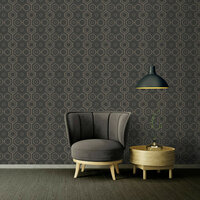 AS Creation Ethnic Origin 37177-4 | 371774 - Zwart / Goud