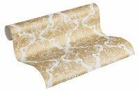 dubai hotel chic wit goud met diamond dust glitter op goud vinyl op vlies1