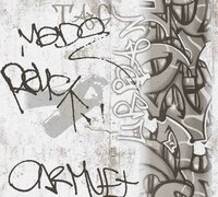 Graffiti behang 