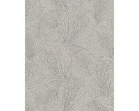 taupe zilver botanique vinyl op vlies