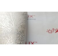 taupe zilver botanique vinyl op vlies