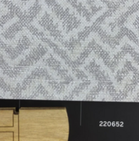 zacht grijs grafisch linnen weefsel vinyl op vlies