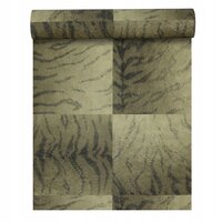 green tiger  squares vlies