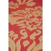 royal palace rood goud barok  linnen weefsel met reliefmet gouden glitter dubbel breed