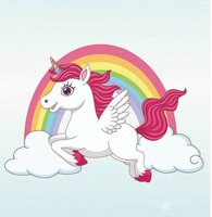 Behangexpresse Unicorn Horizontaal Paard Fotobehang VE3003