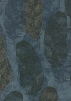 top chic blue leaves