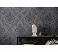AS Creation Memory behang 95372-3 - 549505 Barok - Zwart / Zilver glitter op ornament
