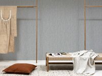 zacht grijs grafisch  linnenlook vlies