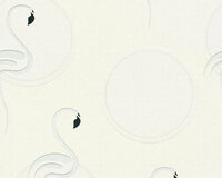 wit zilver flamingo vlies