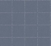 denim bleu vinyl op vlies