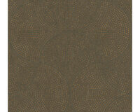 A.S. CR&Eacute;ATION Vliesbehang 38027-3 Cuba geometrisch bruin brons metalic 